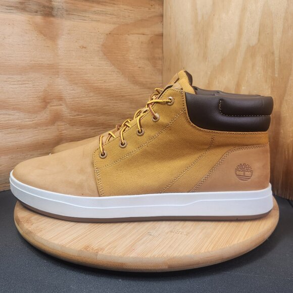 Timberland Mens Davis Square Wheat Chukka Boots Size 13 - Picture 5 of 11